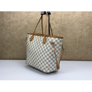 LOUIS VUITTON N51107 NEVERFULL MM DAMIER AZUR